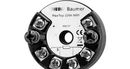 BAUMER FlexTop 2204 Temperature Transmitter